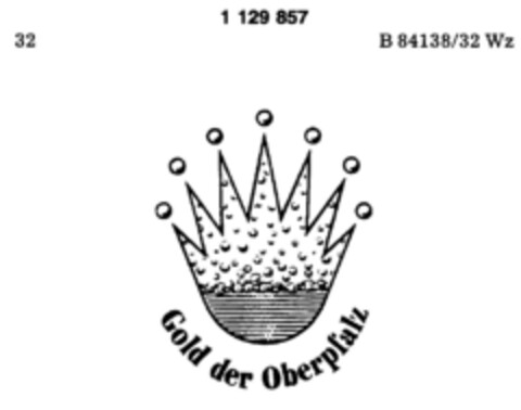 Gold der Oberpfalz Logo (DPMA, 22.03.1988)