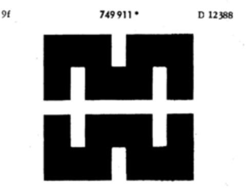 749911 Logo (DPMA, 13.02.1961)