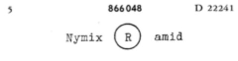 Nymix R amid Logo (DPMA, 17.05.1968)