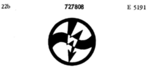 727808 Logo (DPMA, 09/19/1957)