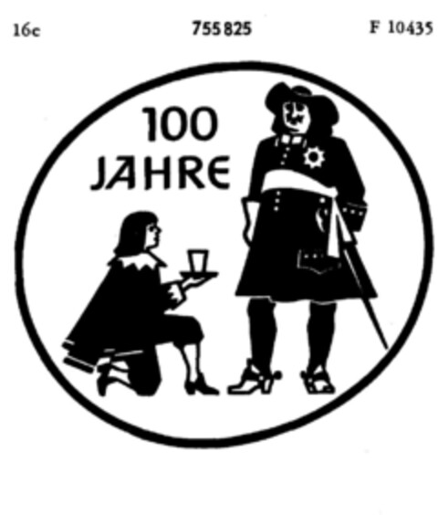 100 JAHRE Logo (DPMA, 18.02.1960)