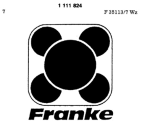Franke Logo (DPMA, 03/04/1987)