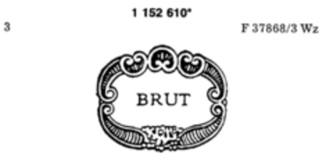 BRUT Logo (DPMA, 25.08.1989)