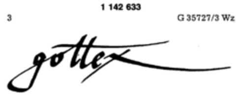 gottex Logo (DPMA, 19.07.1988)