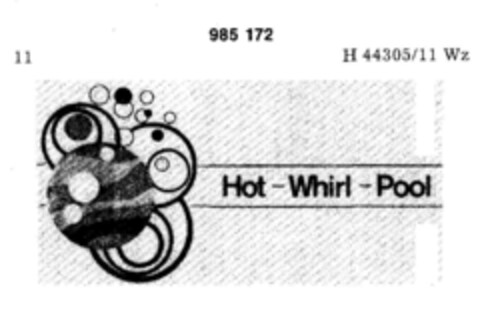 HOT-WHIRL-POOL Logo (DPMA, 22.05.1978)