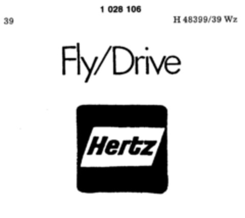 Fly/Drive Hertz Logo (DPMA, 30.01.1981)
