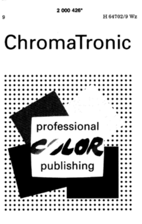 ChromaTronic Logo (DPMA, 12/22/1990)