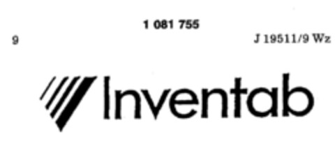 Inventab Logo (DPMA, 29.09.1984)