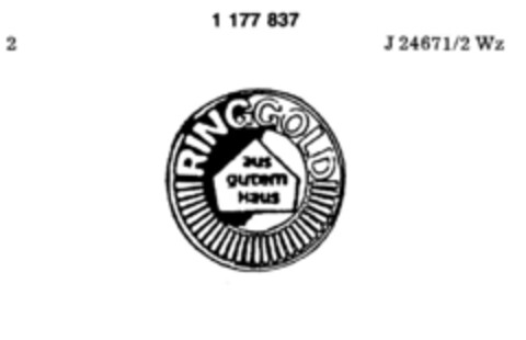 RINGGOLD aus gutem Hause Logo (DPMA, 12/20/1989)