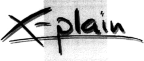x-plain Logo (DPMA, 11.11.1992)