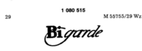 Bi garde Logo (DPMA, 12/03/1984)