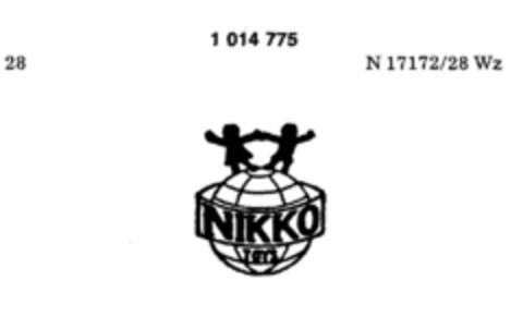 NIKKO TOYS Logo (DPMA, 08/26/1980)