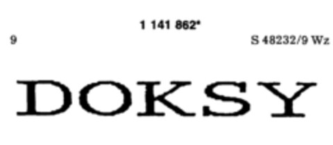DOKSY Logo (DPMA, 06.04.1989)