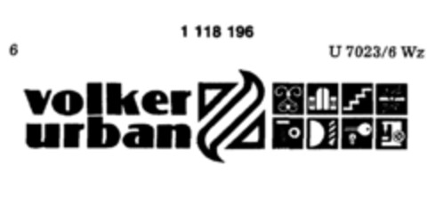 volker urban Logo (DPMA, 16.07.1987)