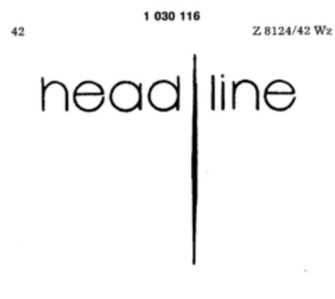 head line Logo (DPMA, 26.03.1981)