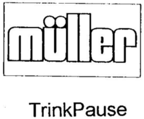 müller TrinkPause Logo (DPMA, 27.01.2000)