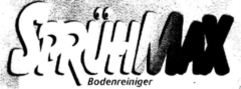 SPRÜHMAX Bodenreiniger Logo (DPMA, 02.02.2000)