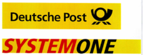 Deutsche Post SYSTEMONE Logo (DPMA, 18.05.2000)