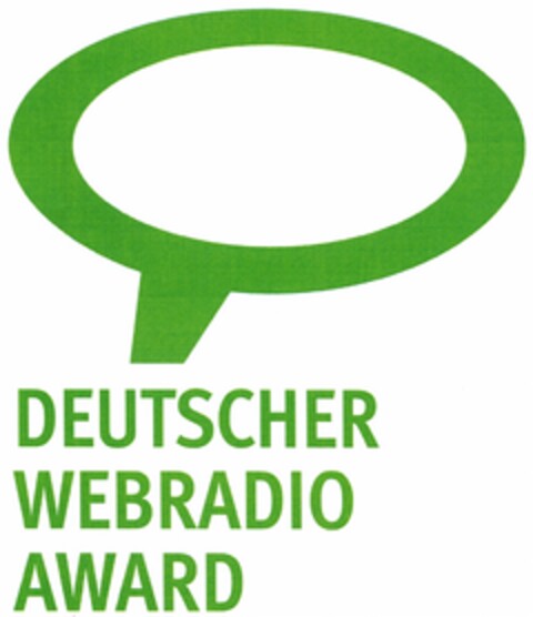 DEUTSCHER WEBRADIO AWARD Logo (DPMA, 03/20/2008)