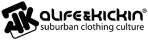 alife & kickin suburban clothing culture Logo (DPMA, 27.06.2008)