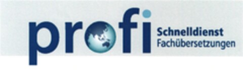 profi Schnelldienst Fachübersetzungen Logo (DPMA, 22.07.2009)