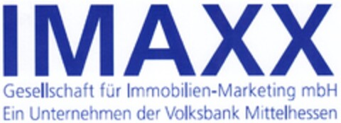 IMAXX Gesellschaft für Immobilien-Marketing mbH Logo (DPMA, 28.09.2009)