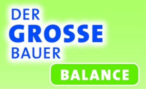 DER GROSSE BAUER BALANCE Logo (DPMA, 07/21/2010)