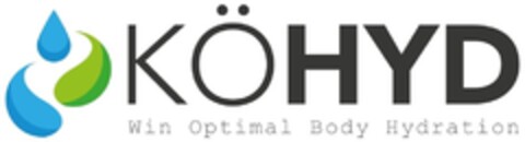 KÖHYD Win Optimal Body Hydration Logo (DPMA, 16.10.2014)