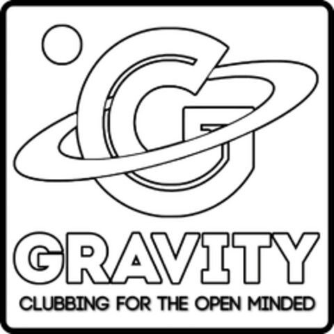 GRAVITY CLUBBING FOR THE OPEN MINDED Logo (DPMA, 02/08/2017)