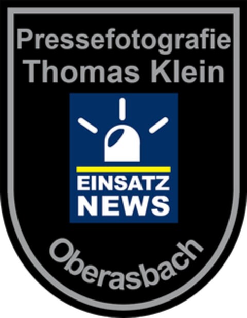 Pressefotografie Thomas Klein EINSATZ NEWS Oberasbach Logo (DPMA, 13.08.2017)