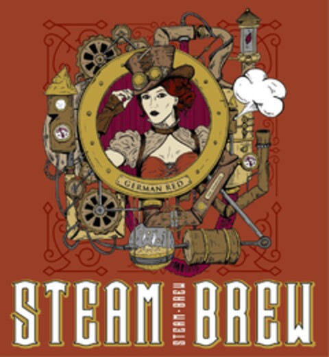 STEAM BREW GERMAN RED Logo (DPMA, 31.10.2018)