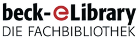 beck-e Library DIE FACHBIBLIOTHEK Logo (DPMA, 07.02.2019)