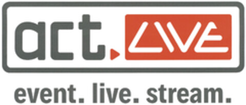 act.LIVE event. live. stream. Logo (DPMA, 23.06.2021)