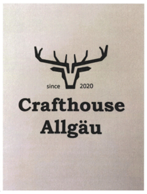 Crafthouse Allgäu since 2020 Logo (DPMA, 08.09.2021)