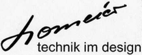 homeier technik im design Logo (DPMA, 04/24/2002)