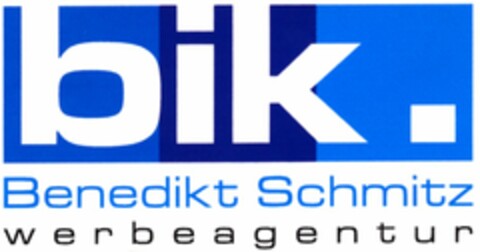 bik. Benedikt Schmitz werbeagentur Logo (DPMA, 01.09.2003)