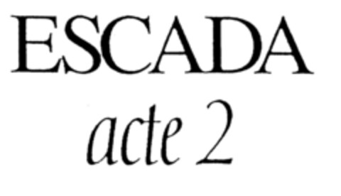 ESCADA  acte 2 Logo (DPMA, 03.03.1995)