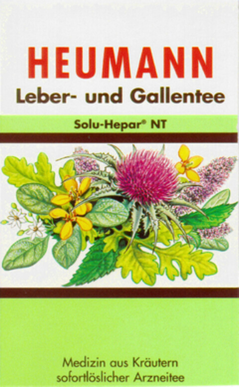 HEUMANN Leber- und Gallentee Logo (DPMA, 17.07.1996)