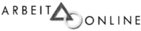 ARBEIT ONLINE Logo (DPMA, 05/27/1999)