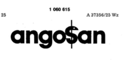 angoSan Logo (DPMA, 20.07.1983)