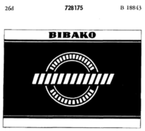 BIBAKO Logo (DPMA, 10.11.1958)