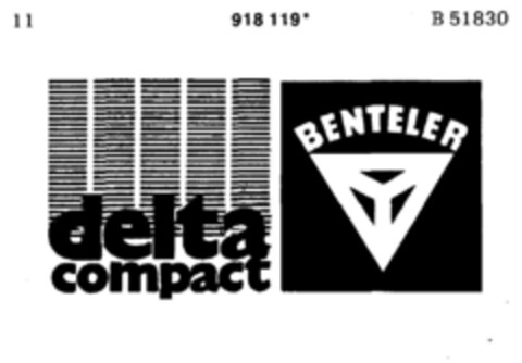 Benteler delta compact Logo (DPMA, 17.11.1973)