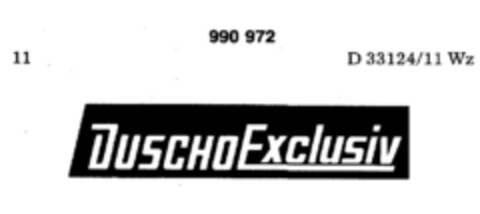 DUSCHO Exclusiv Logo (DPMA, 05.02.1979)