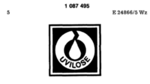 UVILOSE Logo (DPMA, 23.01.1985)