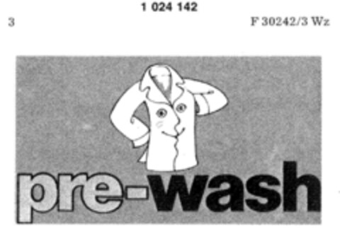 pre-wash Logo (DPMA, 17.01.1981)