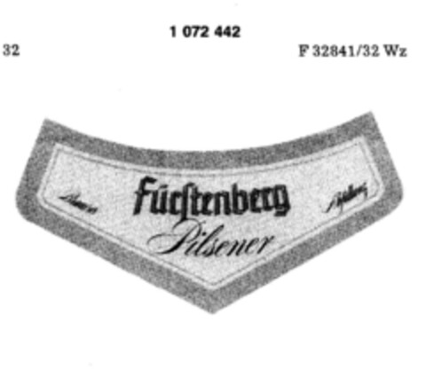 Fürstenberg Pilsener Logo (DPMA, 06.07.1984)