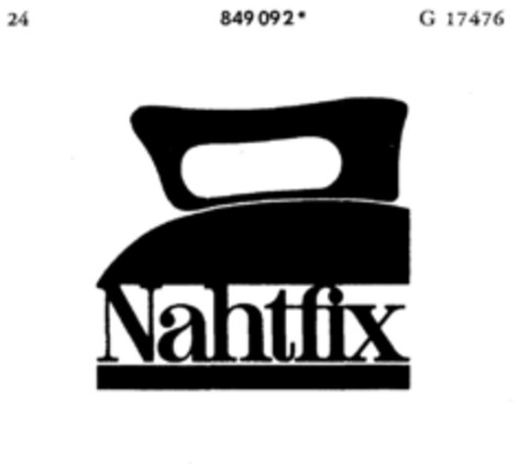 Nahtfix Logo (DPMA, 03/01/1968)