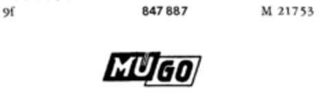 MÜ GO Logo (DPMA, 25.10.1963)