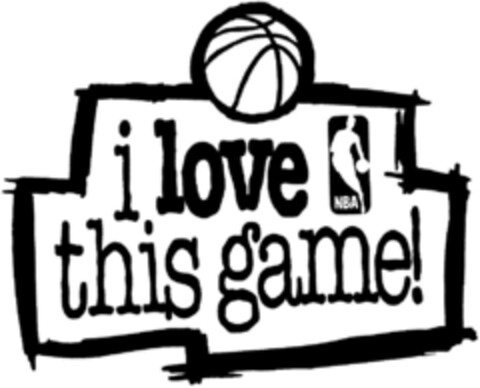 NBA i love this game! Logo (DPMA, 28.04.1994)