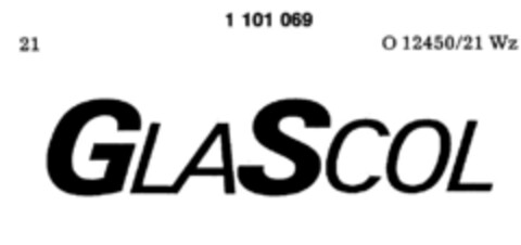 GLASCOL Logo (DPMA, 03/29/1986)